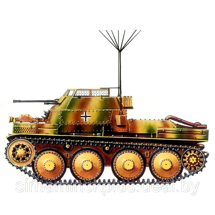 Сборная модель «Немецкий разведывательный танк - фото 2 - id-p211539281