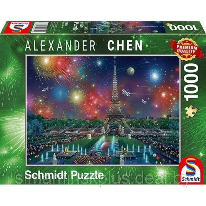 Пазл «А.Чен. Фейерверк над Эйфелевой башней», 1000 элементов - фото 1 - id-p211543735