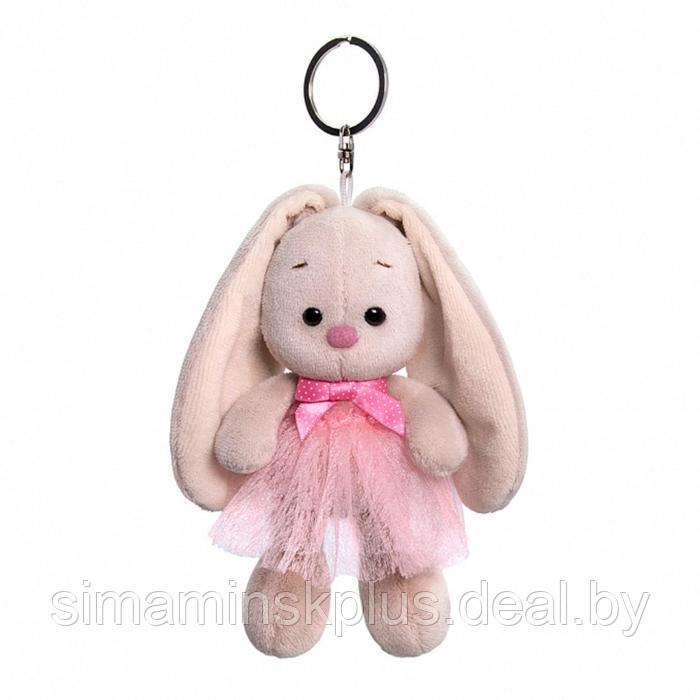 Мягкая игрушка-брелок «Зайка Ми в розовой юбке и с бантиком», 14 см - фото 1 - id-p211540963