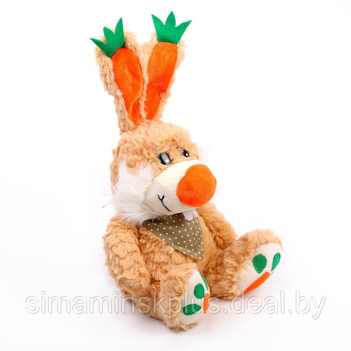 Мягкая игрушка «Кролик», с морковками, цвета МИКС - фото 4 - id-p211541636