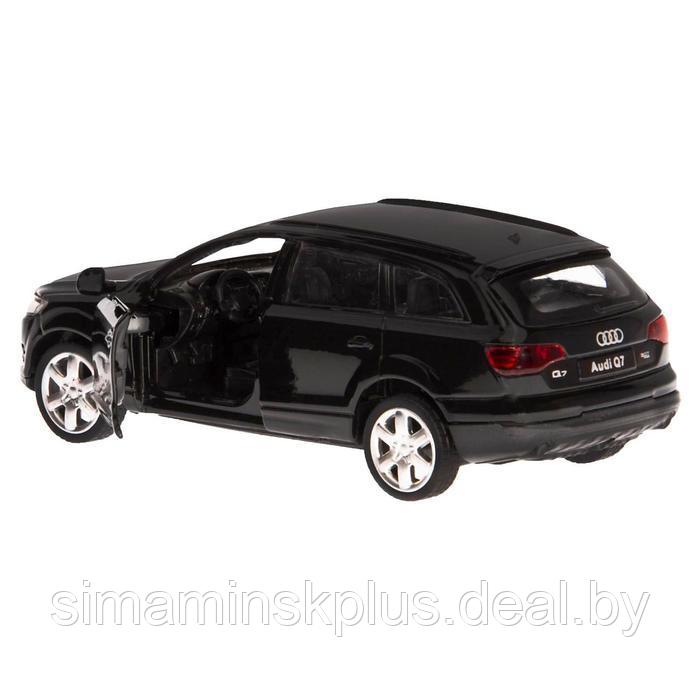 Машина металлическая Audi Q7 1:43, инерция, открываются двери, цвет чёрный - фото 6 - id-p211539877