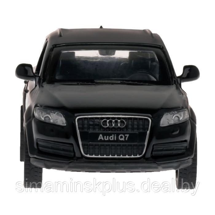 Машина металлическая Audi Q7 1:43, инерция, открываются двери, цвет чёрный - фото 8 - id-p211539877
