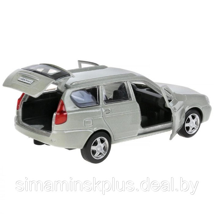 Машина металлическая LADA Priora, 12 см, открываются двери и багажник, инерция, цвет бежевый - фото 4 - id-p211539895