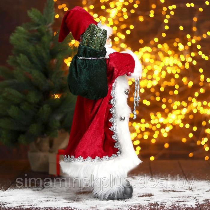 Дед Мороз "В красной шубке с новогодним венком" 24х45 см - фото 4 - id-p211542962