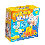 Настольная игра-бродилка «Сырные дела»: кубик, фишки-мышки, кот, сырные кусочки, фото 6