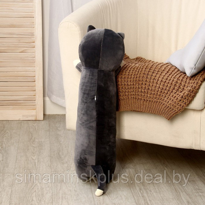 Мягкая игрушка-подушка «Кот», 65 см, цвет серый - фото 3 - id-p211541089