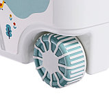 Ящик для игрушек на колесах «Путешествие», с декором, 685 × 395 × 385 мм, цвет светло-голубой, фото 7