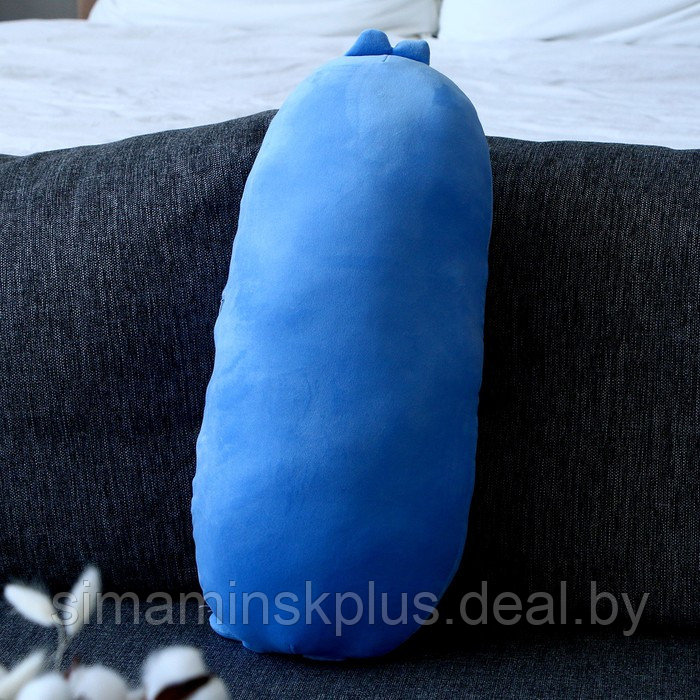 Мягкая игрушка-подушка «Пингвин с бантиком», 50 см, цвет бело-голубой - фото 4 - id-p211541138