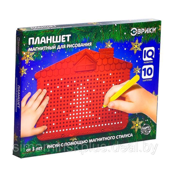 Планшет обучающий «Магнитное рисование», новогодний, цвет красный, 375 отверстий - фото 7 - id-p211543091