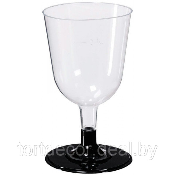 Бокал для вина одноразовый пластик 1 шт. - фото 1 - id-p211545783