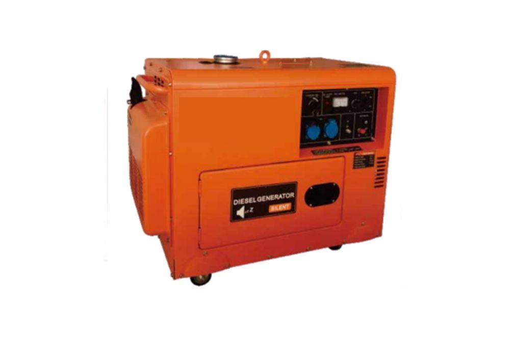 Генератор дизельный TOR KM5000S 5,0 кВт 220в 15 л в кожухе с АВР - фото 1 - id-p211546023