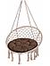 Подушки для садовой мебели сиденье на кресло кокон гамак качели стулья круглая сидушка коричневая сидение, фото 6