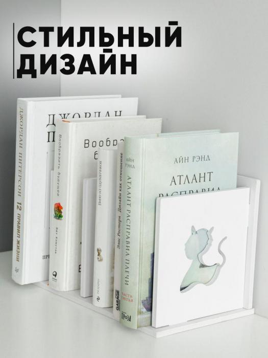 Органайзер для книг канцелярии настольный офисный Подставка для учебников и тетрадей школьника на стол - фото 3 - id-p211573718