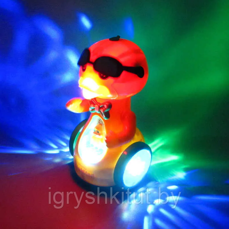 Утенок диджей Duck ling на гироскуторе, свет, звук,. - фото 3 - id-p136309359