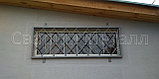 Решетки на окно, из металла, черный цвет, фото 4