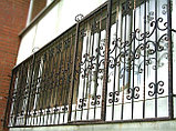 Решетки на окно, из металла, черный цвет, фото 3