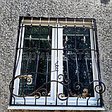 Решетки на окно, из металла, черный цвет, фото 5
