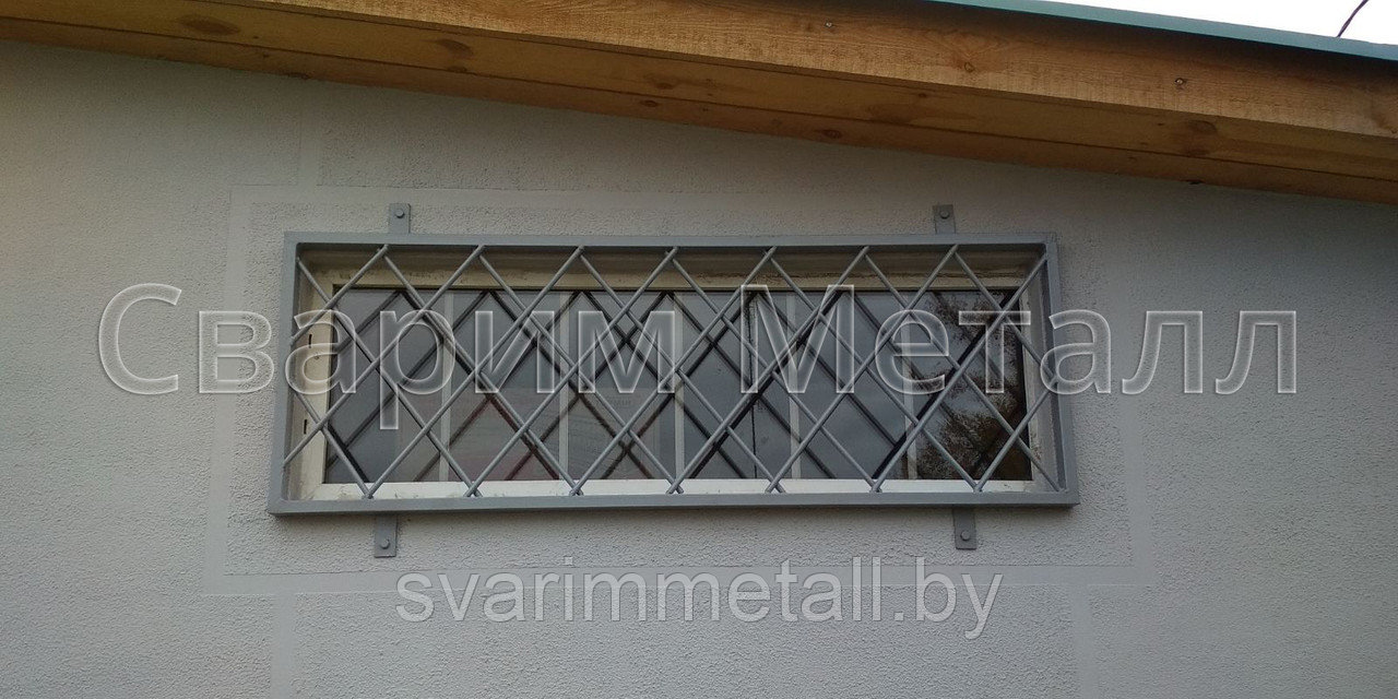 Решетки на окно, из металла, черный цвет - фото 4 - id-p211677483