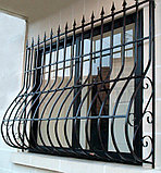 Решетка на окно, с элементами ковки (с ковкой), фото 9