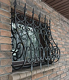 Решетка на окно, с элементами ковки (с ковкой), фото 10