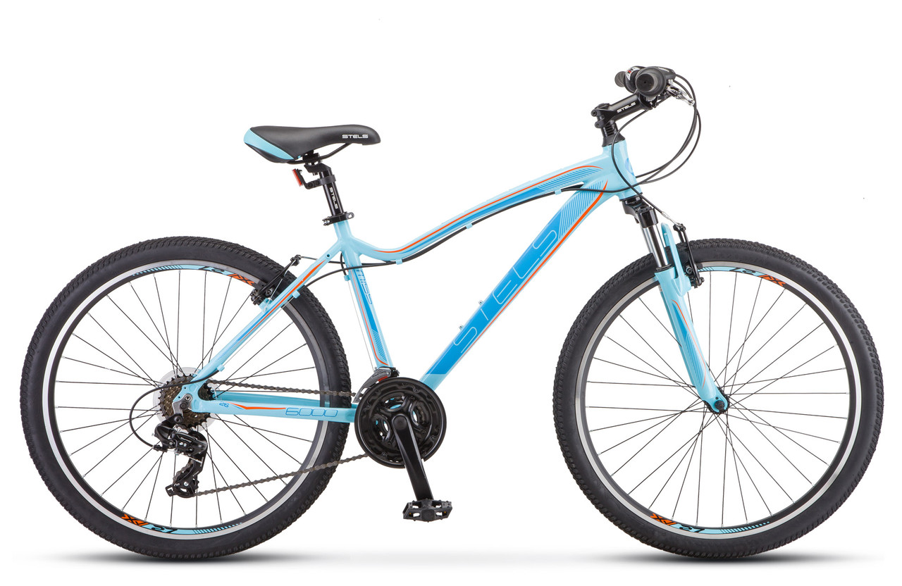 Велосипед женский горный Stels Miss 6000 V 26" голубой - фото 1 - id-p211678544