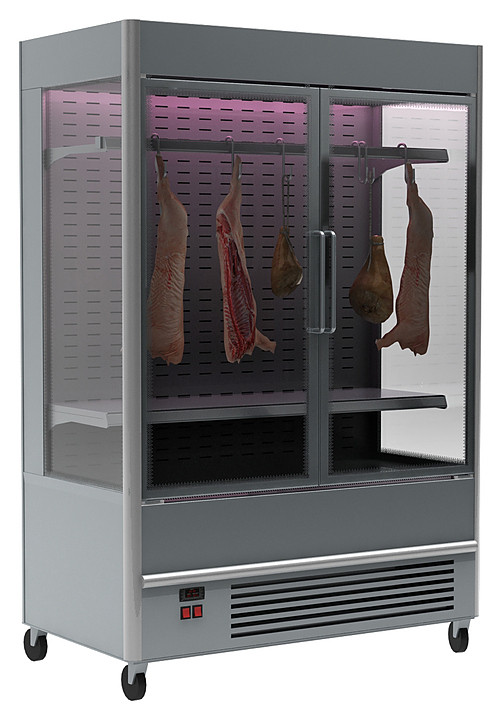 Горка холодильная Carboma FC 20-07 VV 1,3-3 X7 0430 (распашные двери, структурный стеклопакет) - фото 1 - id-p211679267