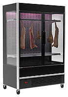 Горка холодильная Carboma FC 20-08 VV 1,0-3 X7 9005 (распашные двери структурный стеклопакет)