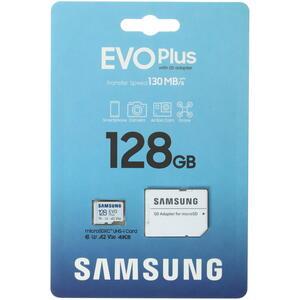 Карта памяти MicroSDHC 128GB Samsung Class10 EVO Plus U1,130 MB/s