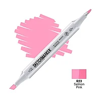 Маркер перманентный двусторонний "Sketchmarker", R23 розовый лососевый