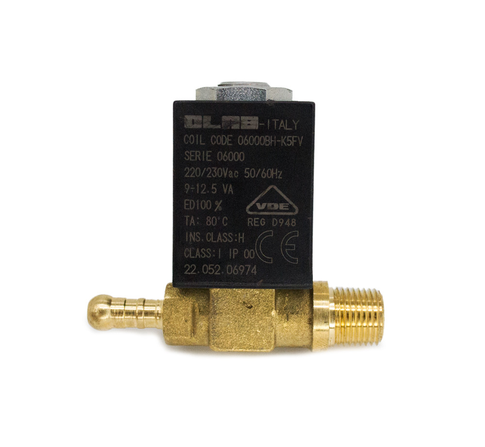 Клапан электромагнитный OLAB 4W, переходник 1/8 180°, TA 80° C, SC29991103 - фото 2 - id-p211402713