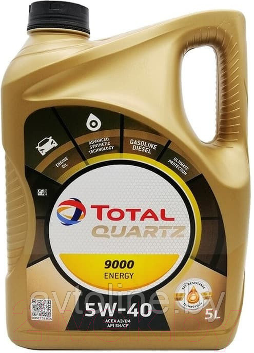 Масло моторное Total Quartz 9000 5W40 Energy (5л) 213697