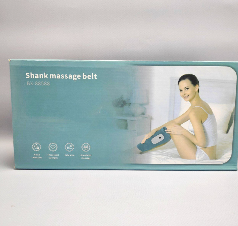Воздушно-компрессионный лимфодренажный массажер для ног Shank Massage Belt BX-88588 с пультом ДУ - фото 10 - id-p211689227