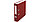Папка регистратор А4, ПВХ LAMARK, 50 мм, с мет. уголком, красный, арт.AF0601-RD1, фото 2