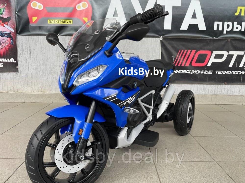 Детский электротрицикл RiverToys Z333ZZ (синий) - фото 2 - id-p210937744