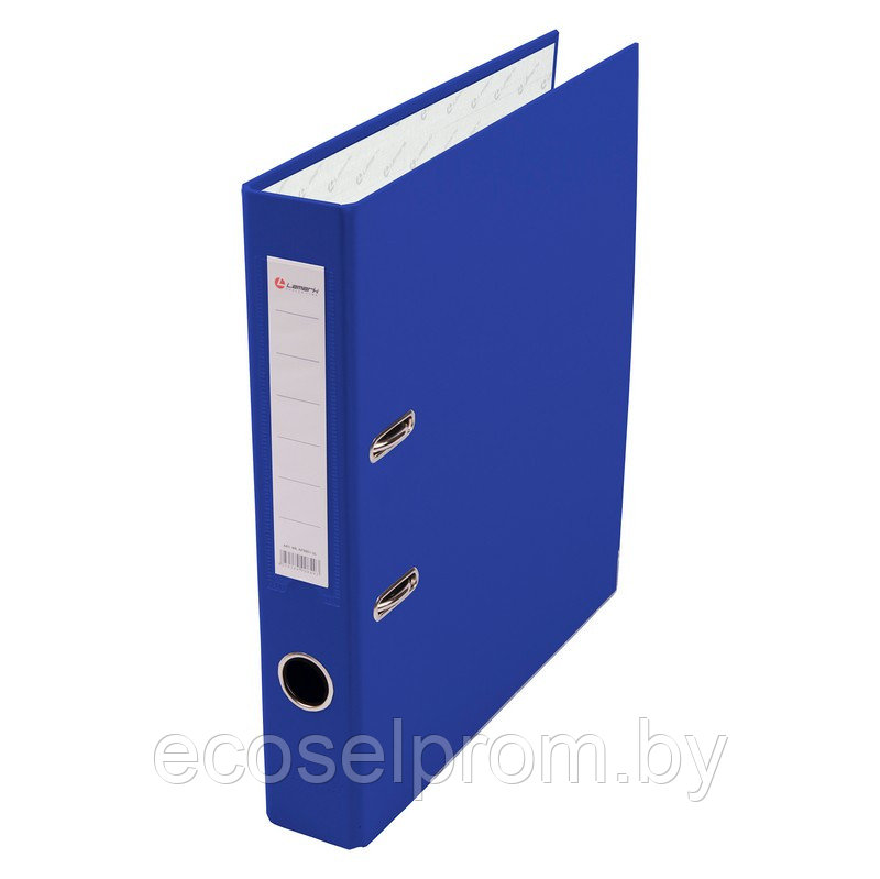 Регистратор LAMARK PP 50 мм синий, метал.окантовка/карман, собранный, арт. AF0601-BL1 - фото 1 - id-p211689314