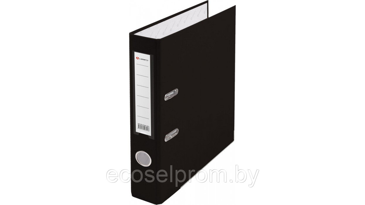 Папка регистратор А4, ПВХ LAMARK, 50 мм, с мет. уголком, чёрный, арт.AF0601-BK1 - фото 1 - id-p211690507