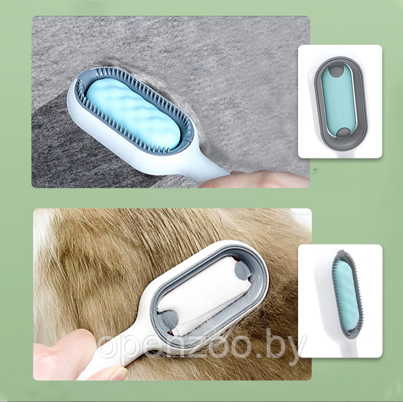 SPA расческа для кошек и собак Pet cleaning hair removal comb 3 в 1 (чистка, расческа, массаж) / Скребок для - фото 7 - id-p211697927