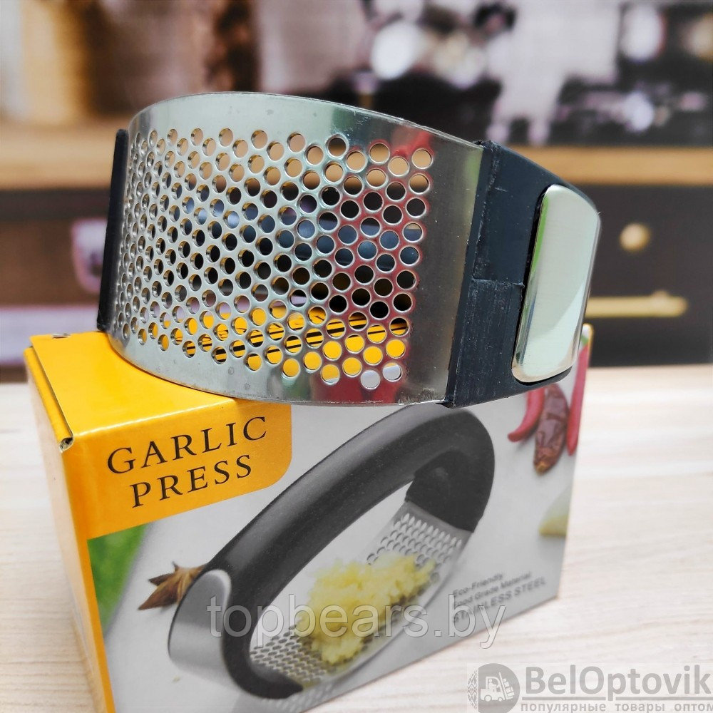 Пресс для чеснока, чеснокодавилка Garlic Press Розовая - фото 3 - id-p211698101