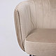 Кресло MELON, поворотное, бежевый велюр/черный, фото 9