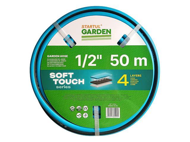 Шланг поливочный 1/2" 50м STARTUL GARDEN SOFT TOUCH (ST6040-1/2-50) (4 слоя) - фото 1 - id-p211698868