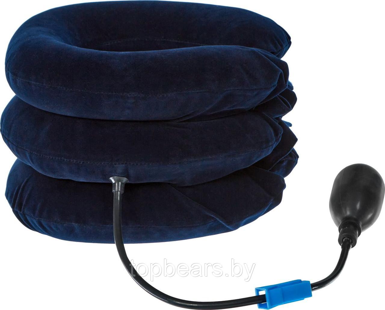 Воротник массажный надувной, синий, фото 1