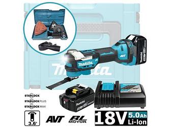 Аккум. многофункциональный инструмент (реноватор) MAKITA DTM 52 RTJX1 MAKPAC (18.0 В, 2 акк., 5.0 А/