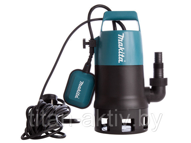 Дренажный насос для грязной воды MAKITA PF 0410 (400 Вт, 8400 л/ч, до 5 м, пластм. корпус) - фото 1 - id-p206648397