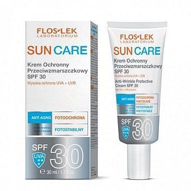 Защитный крем от морщин Floslek Anti-Wrinkle Protective Cream SPF 30, 30 мл - фото 1 - id-p211708225