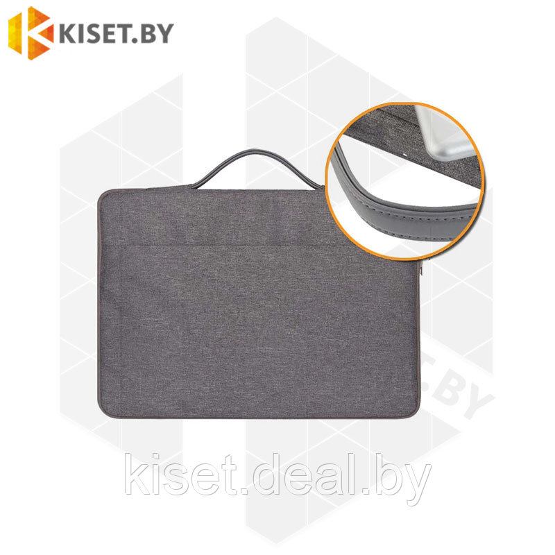 Сумка для ноутбука KST до 15.6 дюймов темно-серый - фото 2 - id-p211708202