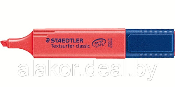 Маркеры текстовыделители STAEDTLER Textsurfer classic 364-2, красный - фото 1 - id-p211710614