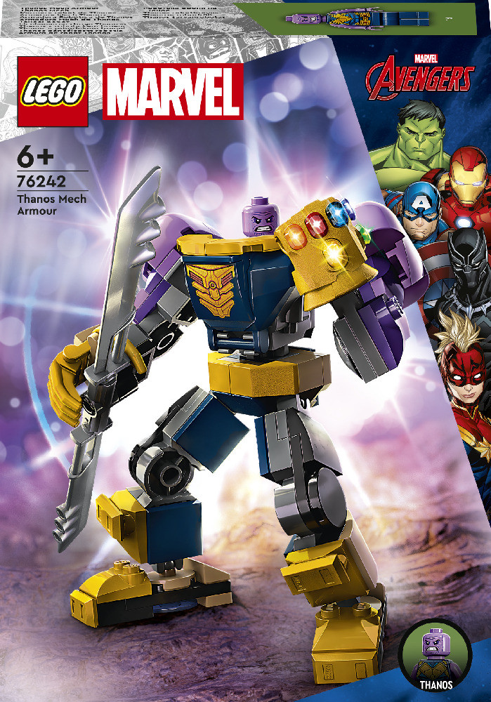 Конструктор LEGO Original Marvel Super Heroes: Танос: робот, арт. 76242 - фото 1 - id-p211710823