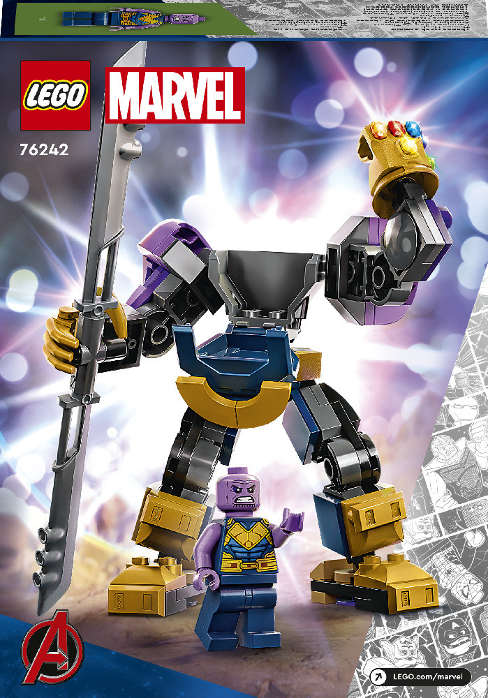 Конструктор LEGO Original Marvel Super Heroes: Танос: робот, арт. 76242 - фото 3 - id-p211710823