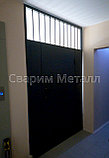 Металлические двери, цвет черный, фото 2