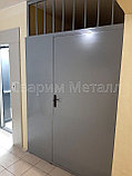 Металлические двери, цвет коричневый, фото 4